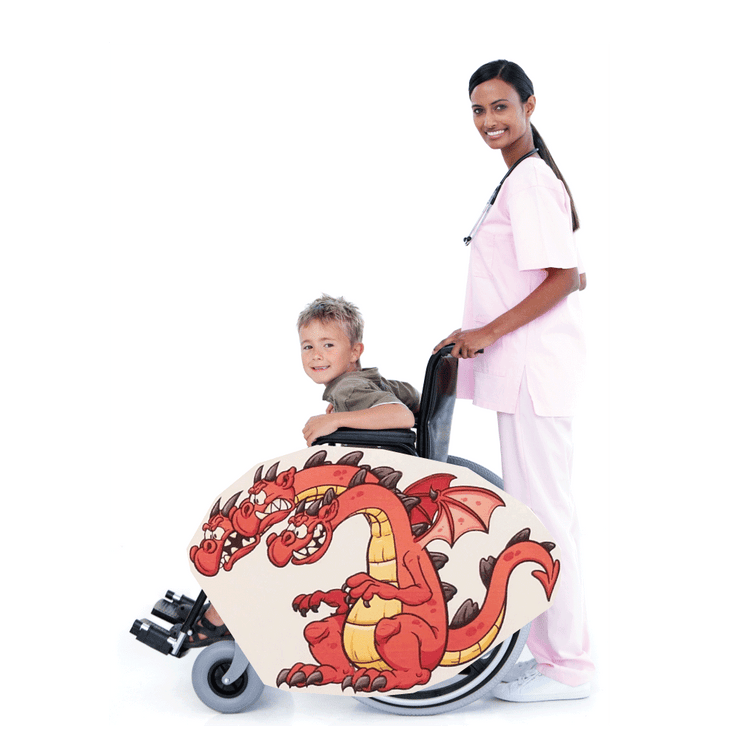 Three Headed Dragon Wheelchair Costume Child's