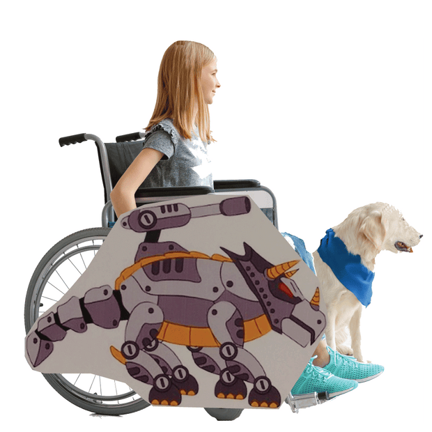 Robotic Triceratops Wheelchair Costume Child's