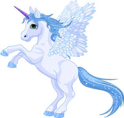 Blue Unicorn Pegasus Wheelchair Costume Child's