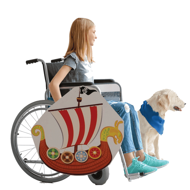 Sea Lion Pirate Ship Wheelchair Costume Child's