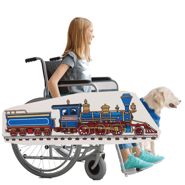 Steam Engine Train Wheelchair Costume Child's