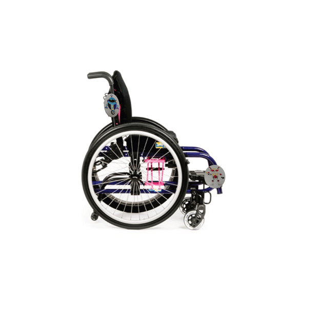 Blue Robot Wheelchair Decoration