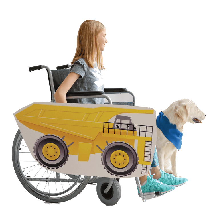 Big Dump Truck Wheelchair Costume Child's