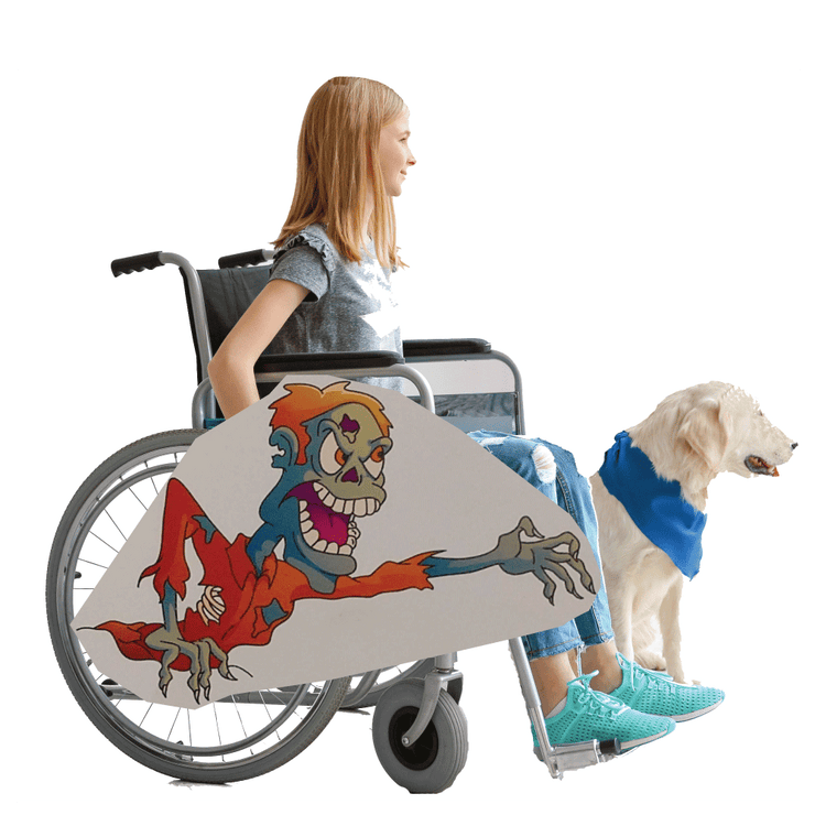 Crawling Zombie Wheelchair Costume Child's