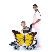 Yellow Butterfly Wheelchair Costume Child's