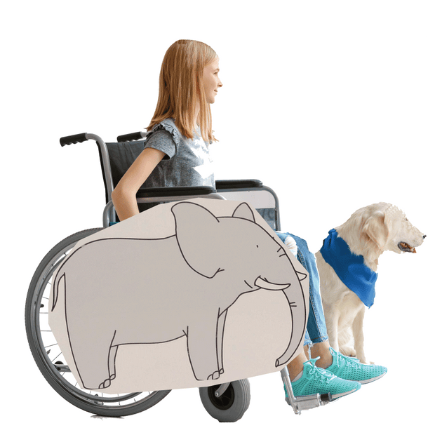 Elephant 2 Wheelchair Costume Child's