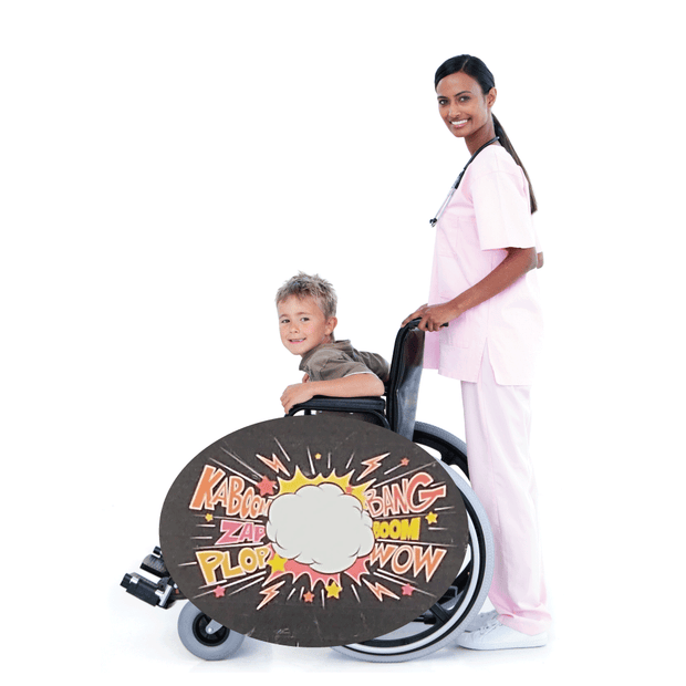 Super Fight ZOOM BOOM Wheelchair Costume Child's