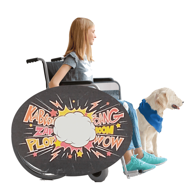 Super Fight ZOOM BOOM Wheelchair Costume Child's