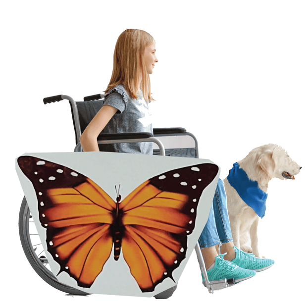 Orange Butterfly Wheelchair Costume Child's