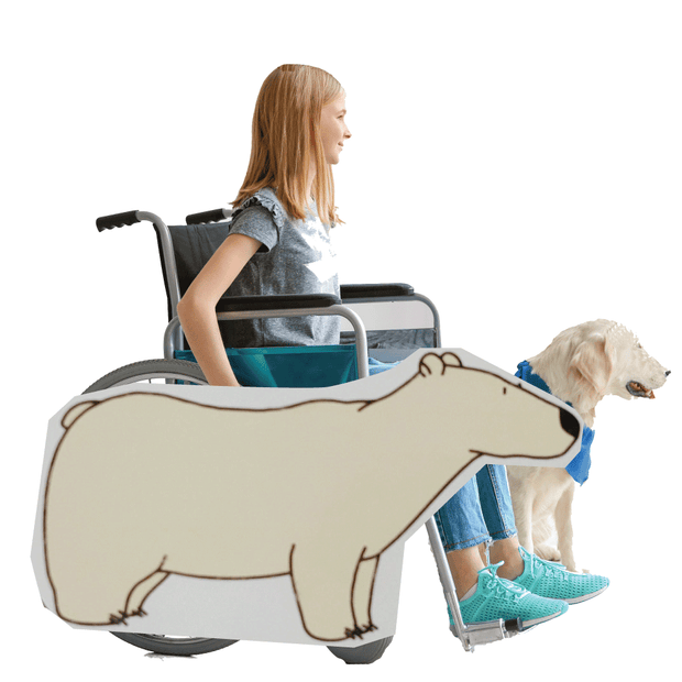 Polar Bear Wheelchair Costume Child's