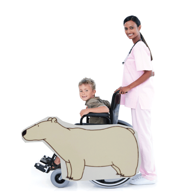Polar Bear Wheelchair Costume Child's