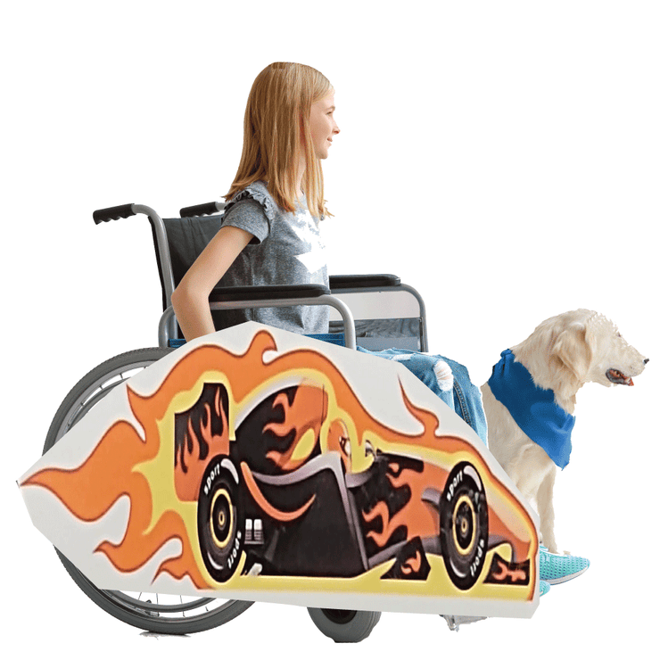 Super Fast Hot Car Wheelchair Costume Child's