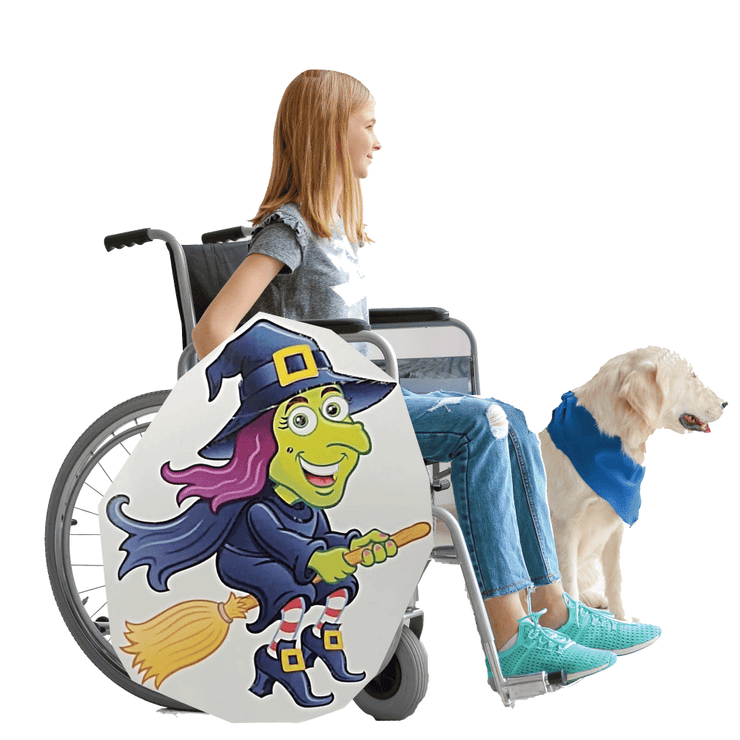 Witch Flying Broom Wheelchair Costume Child's