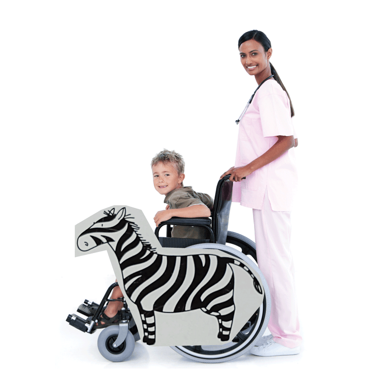 Zebra Wheelchair Costume Child's